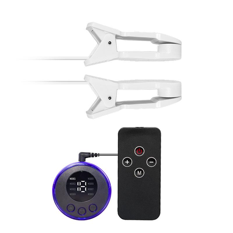 Electric Shock Nipple Clamps Breast Massager Stimulator Toys Bondage Clitoris Labia Clamp Sex Toys Women Adult Games