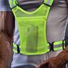 Vestă Reflectorizantă de Înaltă Vizibilitate Benzi Reflectorizante Vestă Haine Ciclism Alergare de Noapte Vestă de Siguranță Ajustabilă Echipament de Echitație