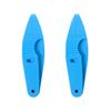 2pcs Bait Clamp Fishing for Earthworm Clip ABS Switch Grippers Serrated Jaw Multifunctional Controller Tool Tackle Equipment
