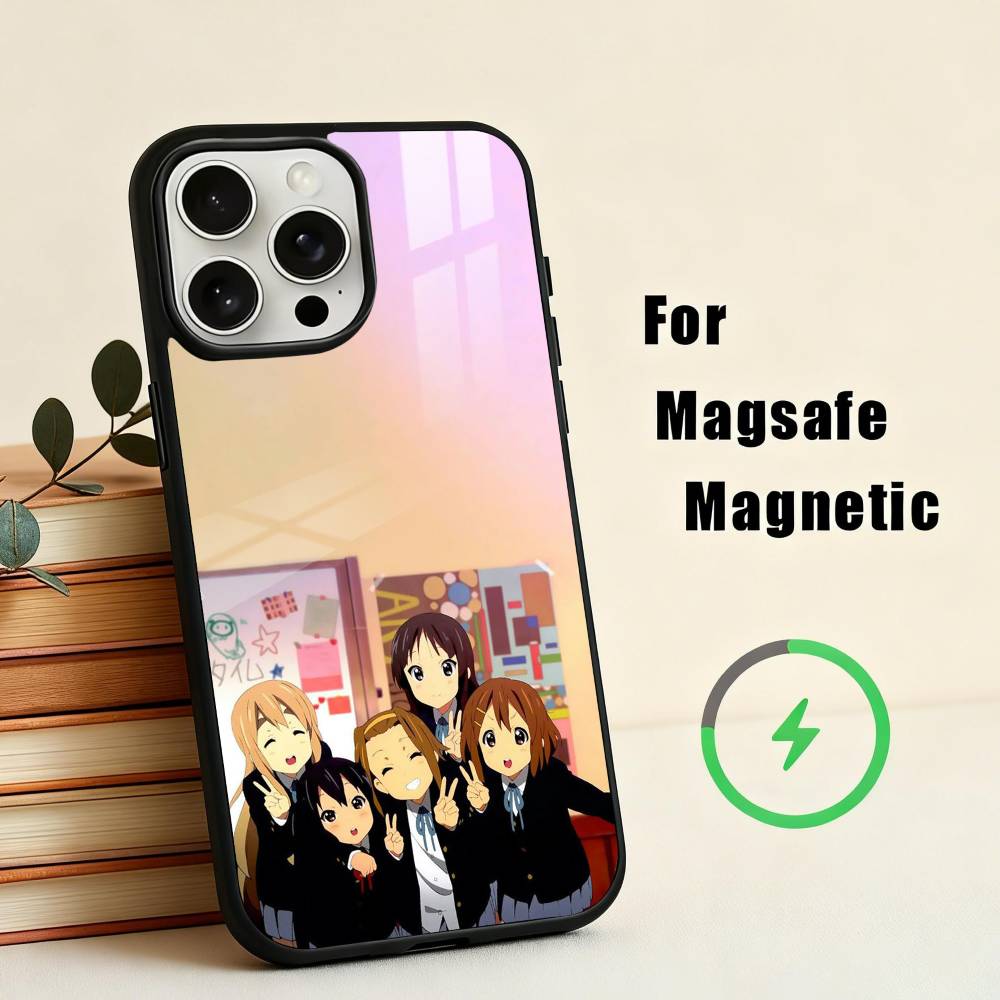K-K-ON M-Music G-Girls   Phone Case For iPhone17,16,15,14,13,12,11 Plus,Pro Max Magnetic For Magsafe Wireless Charging iPhone17Pro