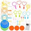 Maxlaser Bubble Soap Manual Tool Large 26-Piece Set with Mesh Storage Bag