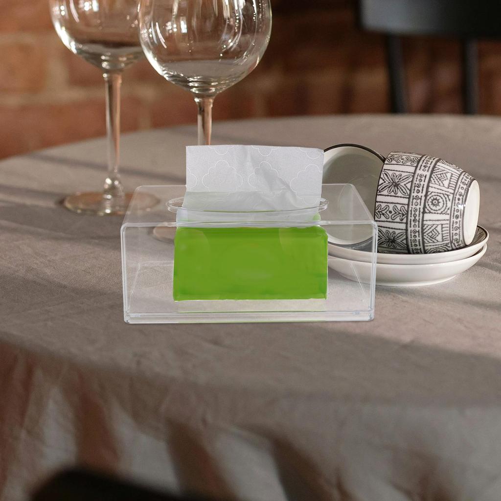 Rechteckiger Acryl Taschentuchhalter Serviettenbehälter Papierhandtuchbox Kreatives Zimmer Schlafzimmer Auto Büro