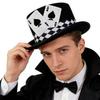 Diseño de Carta de Póker Sombrero Alto Tejido Transpirable Sombrero Alto Para Hombres Mujeres Carnavales Fiestas Familiares Y Actividad al Aire Libre