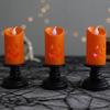 Halloween LED Light Candle Kolorowa dynia Dekoracja stołu Strona główna Impreza