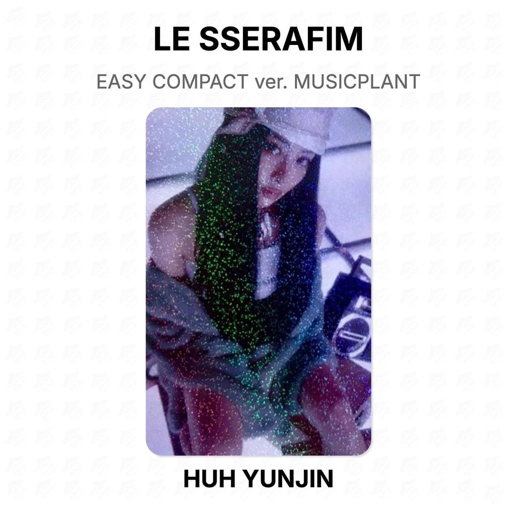 LE SSERAFIM EASY COMPACT ver. MUSICPLANT Official Photocard