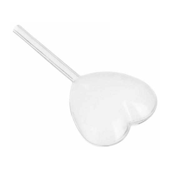 50Pcs 4ml Jam Straw Heart Shape Disposable Plastic Evenly Permeate Flavor Dropper Kitchen Tool