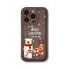 Christmas animal for iPhone17 ProMax phone case 16 Apple 17 matte 14/15 Premium 13