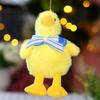 Creative Cartoon Annoyed Duck Plush Toy Pendant - Little Duck Bag Charm