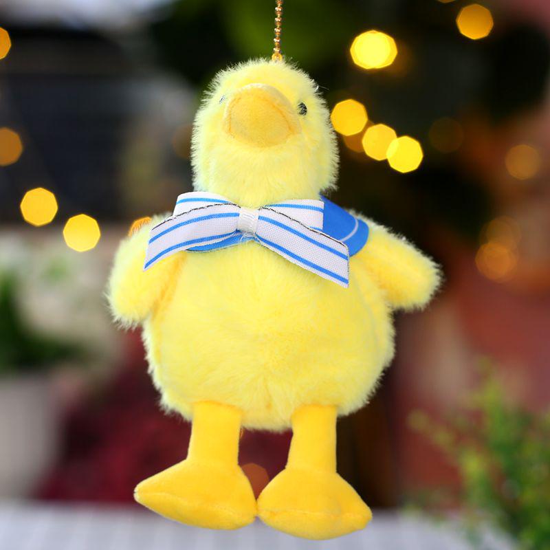Creative Cartoon Annoyed Duck Plush Toy Pendant - Little Duck Bag Charm