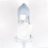 Anime Cosplay Wig, Kamisato Ayaka Light Blue High Ponytail High-Temperature Fiber Synthetic Hairpiece