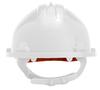 Certified safety helmet, white