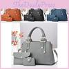Fashionable Three Piece Macaron Handbag Set With Stylish Shoulder Crossbody Design