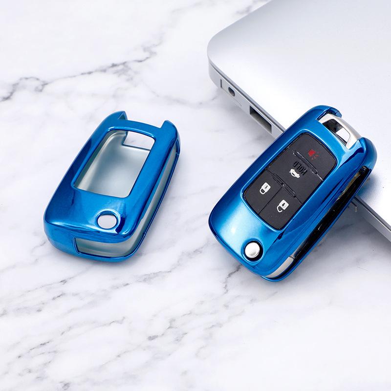Chevrolet Key Case for Cruze, Cavalier, Malibu, Trax, Sail - Semi-Pack Key Shell Cover