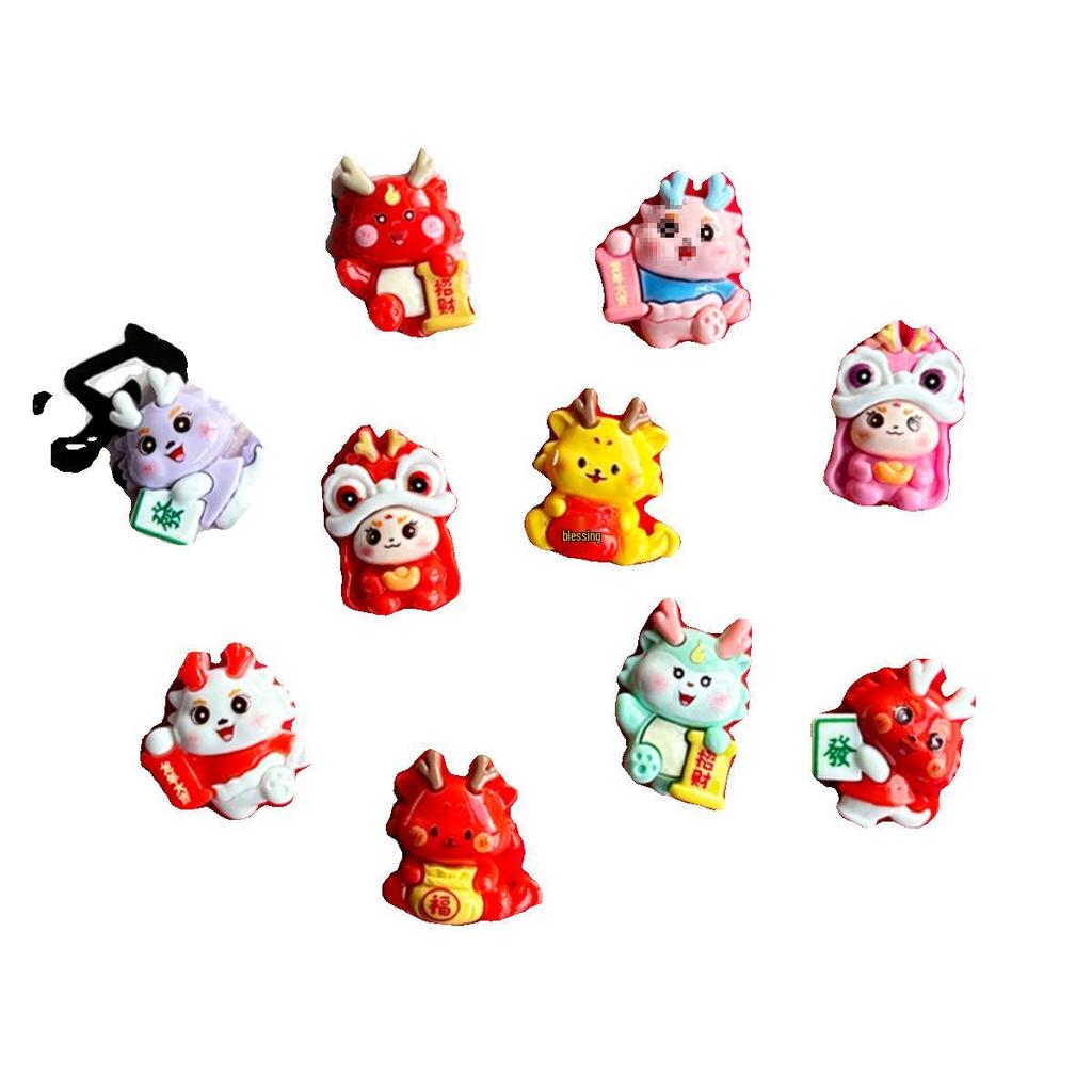 2024 Year of the Dragon Refrigerator Magnet: Cute 3D Stereo Decoration for New Year and Spring Festival