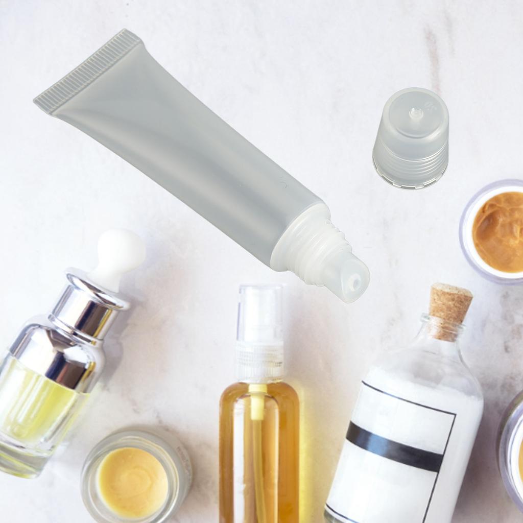 20 Stück 12 ml Nachfüllbare Lipgloss-Tuben Professionelles Tragbares Make-up DIY Leere Lippenbalsam-Behälter