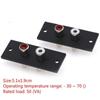 AV Adapter RCA Plate Copper Core Connecting Plug Audio RCA Plug RCA Terminal RCA Jack Connector
