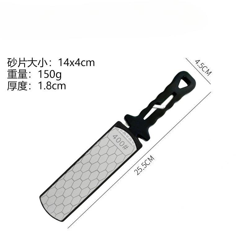 

Best-Seller 5-in-1 Knife Sharpener, 400/1000 Grit Diamond Tungsten Steel with Anti-Skid Base for Home Outdoor 1pc