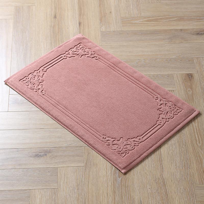 Inyahome Hotel Floor Towel Mat White Red Blue Carpet SPA Bath Room Mat 100% Cotton High Quality Whole Sale Thicken Bathtub Decor