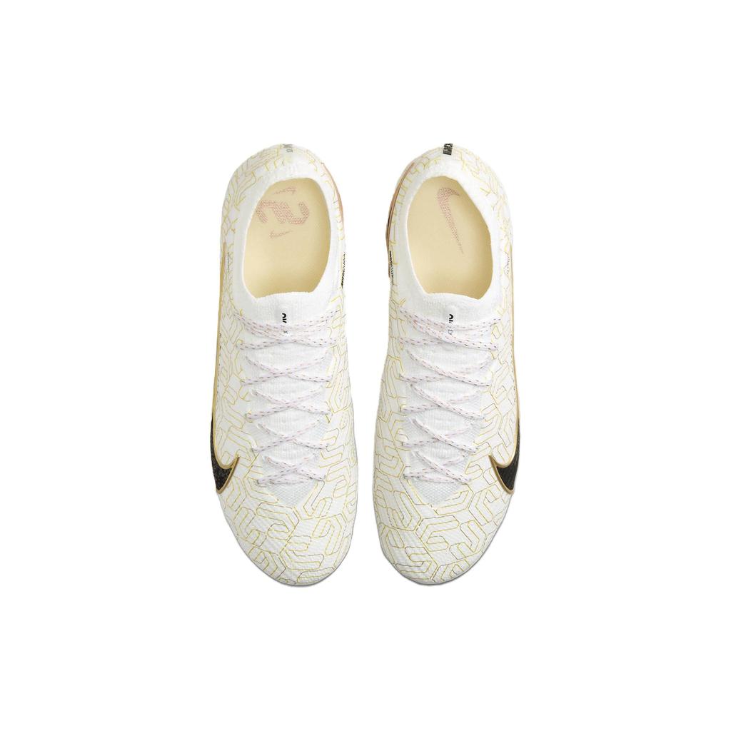 Nike Zoom Mercurial Vapor 15 Elite FG United Golden Pack Men Sneakers White Metallic-Gold Black HJ0708-100