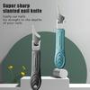 Slanted Pointed Nail Clippers Wide Jaw Opening Anti-Splash Slanted Nail Clipper Nail Scissors Toenail Pliers Nail Care Tools