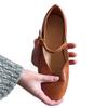 Vintage Style One-Strap Mary Jane Shoes for Women, New Shallow Soft Sole Commuter Round-Toe Flat Flats