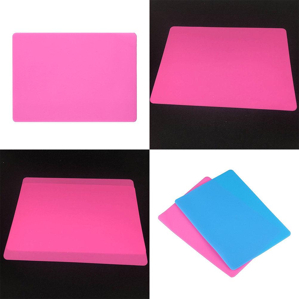 4Pcs Silicone Mat Resin Casting Sheets Large Flexible Silicone Sheet for Resin Jewelry Casting Pendant Bracelet Making Desk