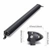 60W 6000LM 4D Single Row Slim LED Work Light Bar For ATV SUV 4X4 Car Truck
