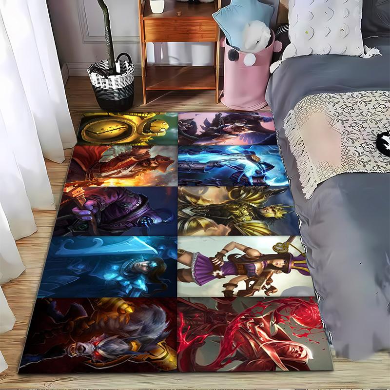 

Anime Style Character Rug Suitable for use as an anti-slip game mat for living room and bedroom sofas 40x60cm( 15x23in )
