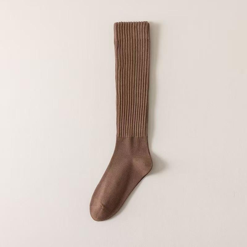 Skinny Casual Cotton Over Knee High Fluffy Female Long Knee Sock Women Long Socks Cashmere Women Boot Solid Wool Thigh Stocking