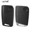 86Autok - Replacement Remote Key Fob Cover Housing For Vw Golf 7 Mk7 Touran Polo Tiguan 5G6959752Ab Smart Key Shell