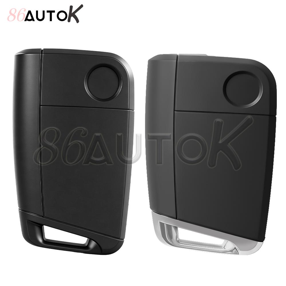 86Autok - Replacement Remote Key Fob Cover Housing For Vw Golf 7 Mk7 Touran Polo Tiguan 5G6959752Ab Smart Key Shell