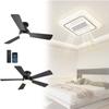 Ceiling Fan Light With Blades For Bedroom And Living Room Decor