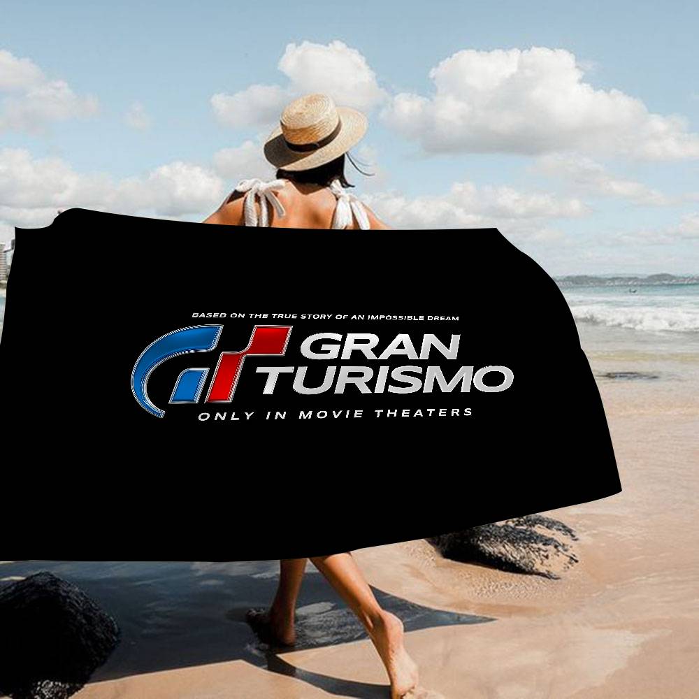 G-Gran-Turismo Bath Towel Microfiber Soft Water Absorbing Breathable For Girl Kids Decorative Cartoon Beach Towel