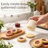 Non-Stick Hand Press Mooncake Mold Double‑Sided DIY Pastry Stamp Mid Autumn Baking
