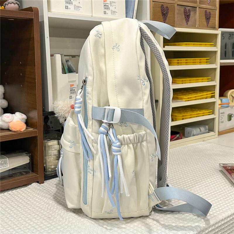 Bow Student Schoolbag Large Capacity Backpack