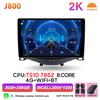 Android 16 Auto Car Radio For Toyota Aygo Peugeot 108 Citroen C1 2014-2020 Wireless Carplay Multimedia Car Stereo BT Navigation