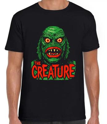 Vom Schrecken vom Amazonas inspirierte Parodie Retro Geschenk T-Shirt Schwarz 478