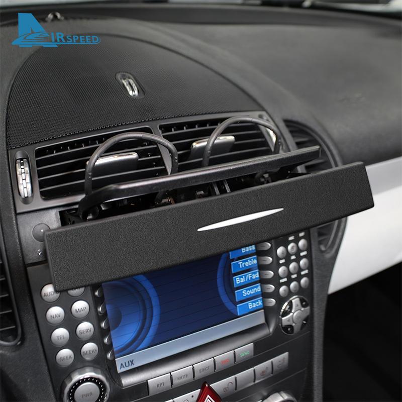 Top Suede Trim LHD RHD Sticker For Mercedes Benz SLK R171 2004 2005 2006 2007 2008 2009 2010 Car Central Air Outlet Accessories
