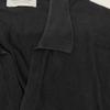 JOHN SMEDLEY SYRES Black Cotton High-Gauge Knit Skipper Shirt tops L blackUsed