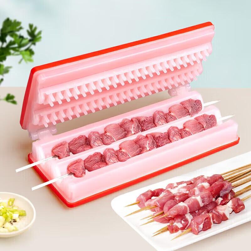 Suncojia (Suncojia) Barbecue Skewers, Steel Skewers for Grilling, Meat Kebab Skewers, Barbecue Accessories, Grilling Skewers