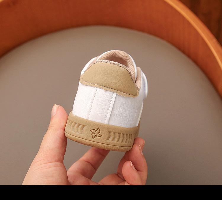 Spring Baby White Walking & Sports Shoes for Toddlers and Kindergarten Kids - Boys & Girls