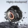 Rubber Modification Kit for Apple Watch Ultra 3 49mm Luxury Transparent Case Band for Iwatch Ultra2 1 49mm Fluororubber Mod Kit