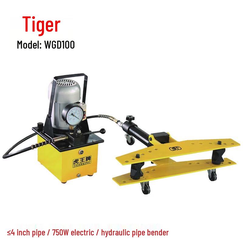 Гидравлический трубогиб Tiger King WGD100 Электрический вилка CN (адаптер в комплекте)