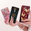 For Huawei Mate 20 Lite Case Cover Transparent Cute Fashion Butterfly Funny Painted Casing For Huawei SNE-AL00 SNE-LX1