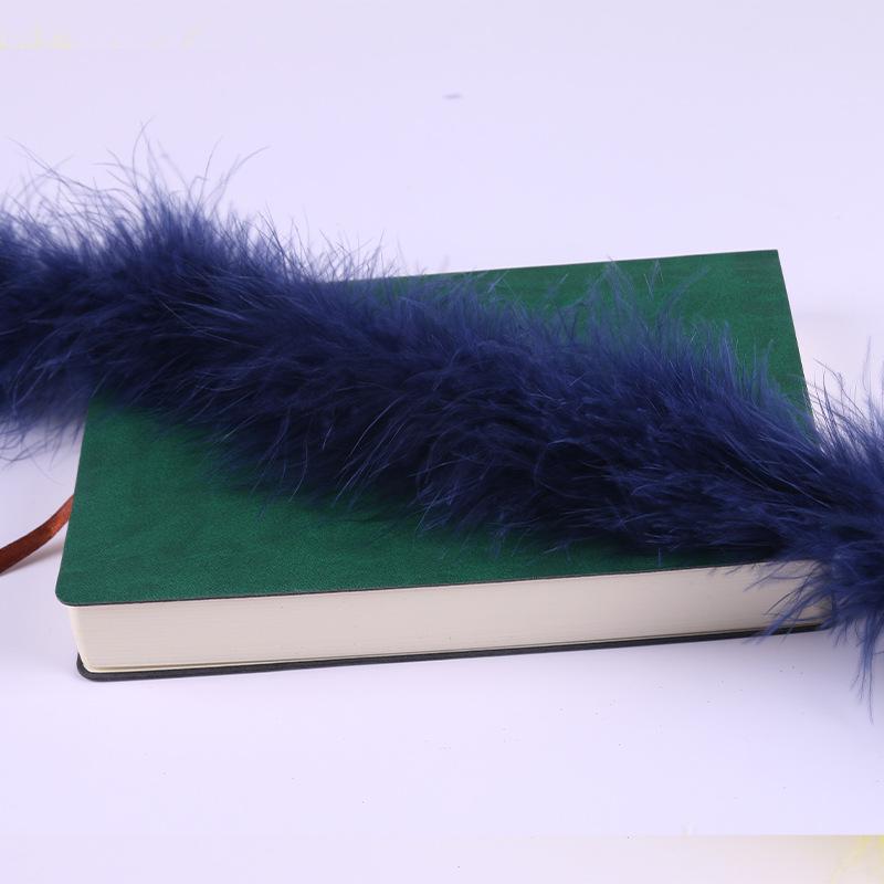 Encrypted Colored Turkey Feather Strips for DIY Decorations & Stage Costumes