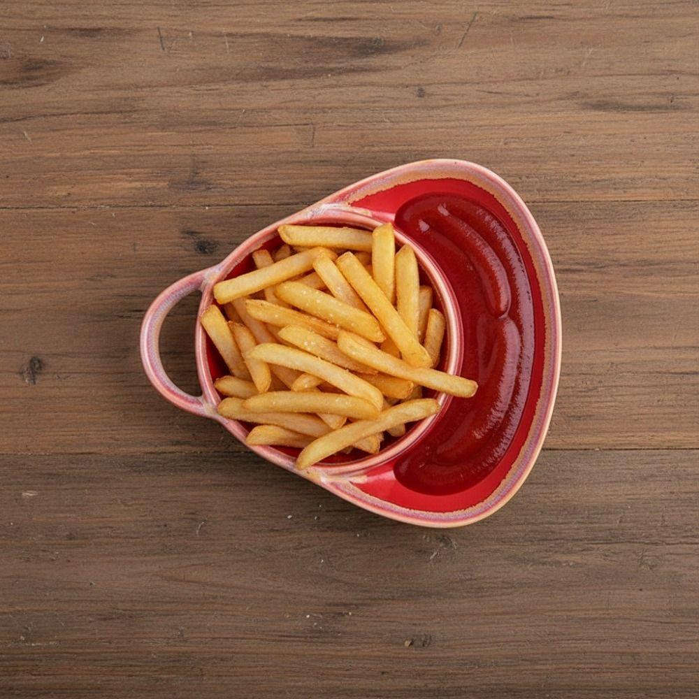 with Handle Vintage Separated Fruit Salad Plate Ceramic French Fry Plate Sandwich Plate  Hotel