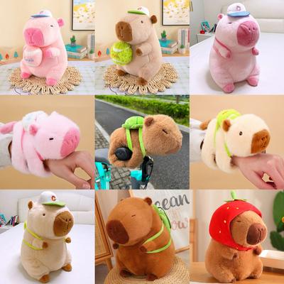 Bracelet Capybara Popping Circle Plush Toy Birthday Gift Arm Clasp Doll Hairy Popping Circle