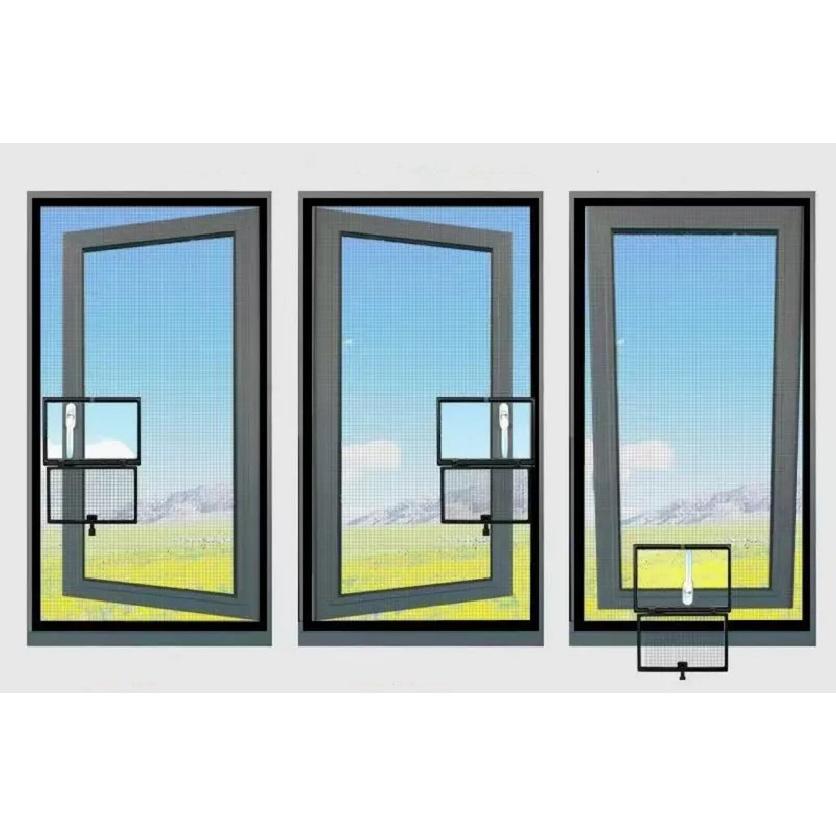Black Mosquito Net for Window Invisible Screen Anti insect Customizable Size Mesh Air Tulle nano Summer Mosquitoes Flies