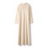 Women's Cashmere Dress Qinghe Cashmere 70% Wool 30% Cashmere Women's Autumn and Winter Cashmere Dress Soft and Warm