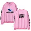 Women Men's Astro Bot Print Hoodies Round Neck Hooded Sweatshirts Man Pullover Male Top Streetwear Outdoor Tracksuit